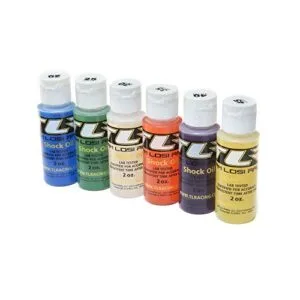 Team Losi Racing SIL Shock Oil 6 Pack 20 45WT 195 610CST 2OZ TLR74020 Electric RC Fuel Pump Parts
