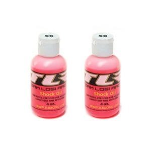 Team Losi Racing 100 Silicone RC Electric Motor Oil 50WT 710CST 4OZ HHDTLR74027 for Electric Cars and Trucks