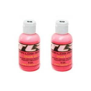 Team Losi Racing 100 Silicone RC Electric Motor Oil 50WT 710CST 4OZ HHDTLR74027 for Electric Cars and Trucks