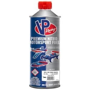 VP Racing Fuels PowerMaster RC Pro Race 30 Motorsport Fuel 1 Quart Dye Free Synthetic Blend