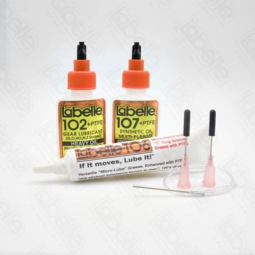 Labelle Lubes 3 pak PTFE Infused RC Model Fuel Lubricant for DCC HO O Slot Cars RC Cars Trucks Boats 1 43 and Larger Labelle 1001