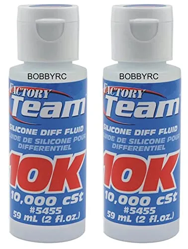 2 Pack Associated ASC5455 10000k CS Silicone Diff Oil Fluid RC Fuel Bottle for Losi SC10 HPI TRAXXAS ARRMA Includes CHICAGOLAND RC Coupon