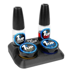 1UP Racing Pro Pack with Pit Stand Assorted Lubes for Nitro Pro RC Fuel