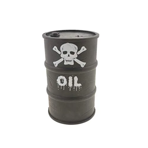 Huwaimi 6 Inch Plastic Mini Simulation RC Fuel Container for 1/10 Scale RC Cars Black
