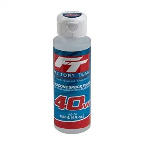 Team Associated FT Silicone Shock Fluid 40wt 500 CST ASC5476 for RC Car Shock Oil Change