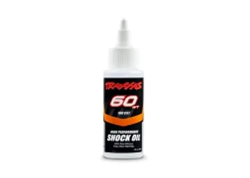 Traxxas 40 wt RC Shock Oil 700 cSt 60cc Silicone Fluid for Enhanced Performance