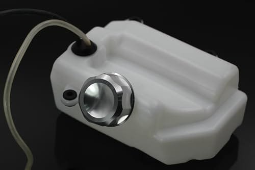 GTBRacing RC Petrol Fuel Tank with Metal Cap for 1 5 Scale HPI Baja 5B 5T 5SC Models Silver Cap