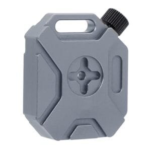 FACCNOY Titanium Metal Fuel Tank RC Fuel Accessories for 1/10 RC Crawler Car SCX10 TRX4 RC4WD D90 Parts