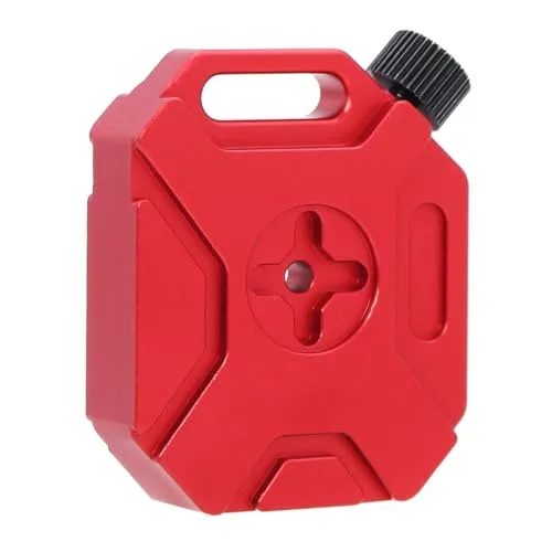 FACCNOY RC Shock Oil for Crawler High Performance Aluminum Alloy Simulated Fuel Tank Upgrade Part for 1/10 RC Crawler Car SCX10 TRX4 RC4WD D90 Tamiya YIKONG MST VS4 10