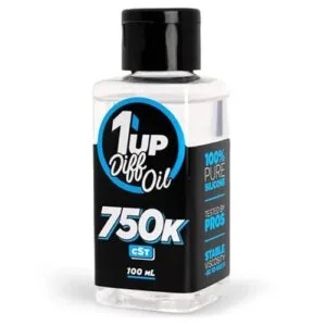 1UP Racing 110750 - Pure Silicone Diff Oil, 100ml, 750K CST
