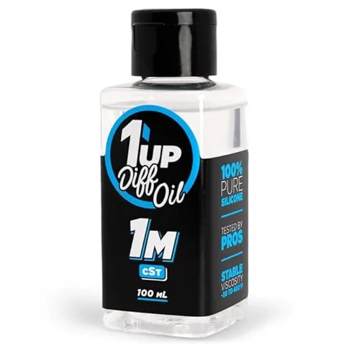 1UP Racing 111000 - Pure Silicone Diff Oil, 100ml, 1 Million CST