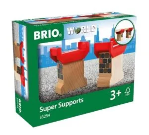 Brio World 33254 Super Supports 2 Piece Wooden Railway Set at RC World and Raceway Enhances Creativity for Kids Ages 3 and Up