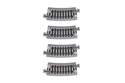 Kato USA Model Train Products Unitrack 216mm Radius 15 Degree Curve Track 4 Piece Perfect for RC Plane USA Enthusiasts