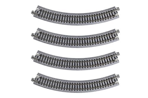 Kato USA RC Model Jets Unitrack 216mm 8 9 16 Inch Radius 45 Degree Curve Track 4 Piece