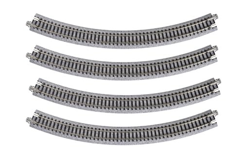 Kato USA RC Train Model Unitrack 315mm 12 3 8 Inch Radius 45 Degree Curve Track 4 Piece Set