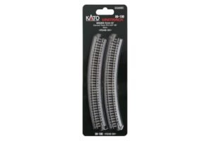 Kato N Scale Curved Unitrack R348 30 13 3 4 4pcs Scott Scale Vs Scale RC Comparison