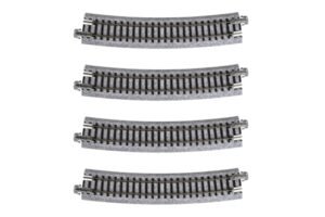 Kato USA Crane RC Model Train Unitrack 481mm 19 Inch Radius 15 Degree Curve Track 4 Piece Set