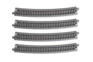 Kato USA RC Model Crane Unitrack 718mm Radius 15 Degree Curve Track 4 Piece Set