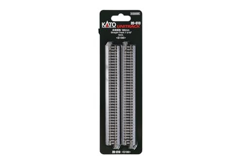 Kato 1 5 Scale RC Track N Scale Unitrack 7 5 16 Inch 186mm Straight Track 4 Pack