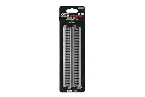 Kato 1/5 Scale RC Track N Scale Unitrack 7 5 16 Inch 186mm Straight Track 4 Pack