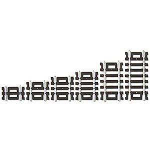 Atlas Trains Code 100 Nickel Silver Straight Snap Track Assortment for HO Scale RC Cars