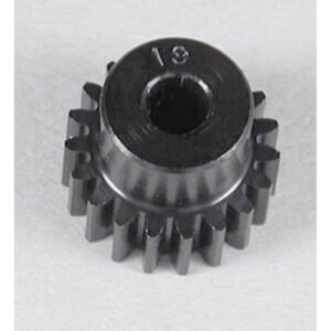 Robinson Racing 1319 Black Aluminum Pro Motor Pinion Gear 1/8 Inch Bore 48 Pitch 19 Tooth