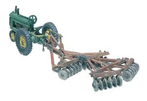 Woodland Scenics D207 Tractor Disc Plow Metal Cast Kit HO Scale Model
