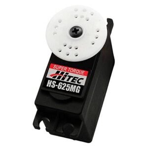 Hitec RC Radio Equipment HS 625MG High Speed Metal Gear 2BB Servo with 3 Pole Motor