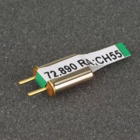HRC6647255 AM FM Single Conv Rx Crystal 72.890 for Single Propeller RC Helicopter