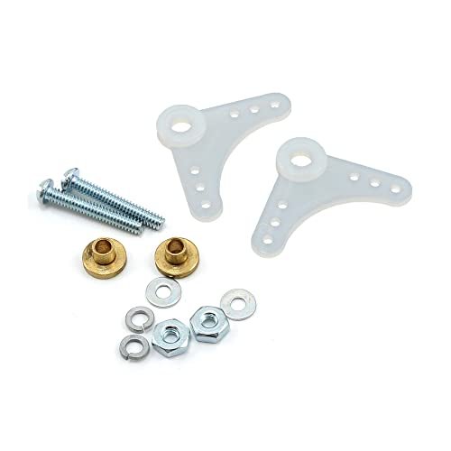 DuBro 167 90 Degree Nylon Bellcrank Assembly 2 Pack for RC Plane Assembly