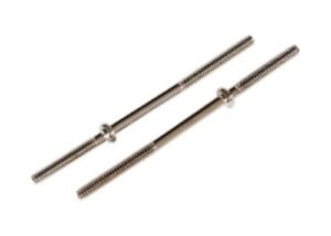 Traxxas 3139 62mm Turnbuckles Set of 2 for 2 Wheeler RC Vehicles