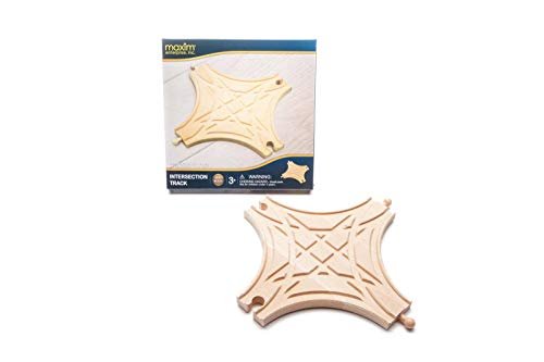 Maxim Enterprise Intersection Star Track for Brio RC Travel Train 33510 Multi Way Switch Wooden Toy Train Accessories