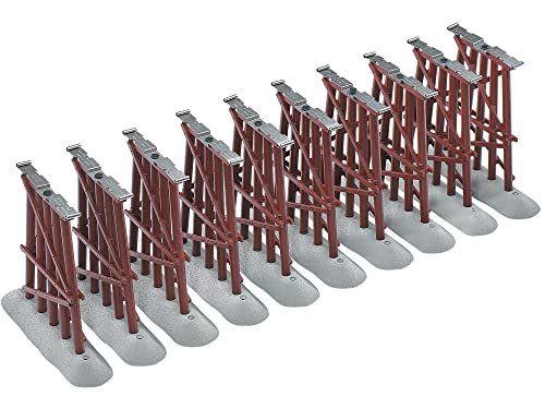 Lionel The Polar Express RC Lionel Train Set FasTrack 10 Piece Elevated O Gauge Model Train Trestle Set