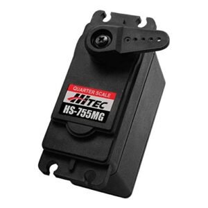 Hitec 32755S HS 755MG Giant Scale RC Plans Servo 3 Pole Motor Dual Ball Bearing