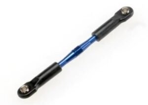 Traxxas 3738A 2.6 Aluminum RC Wheels Assembled Turnbuckle Rustler Blue 49mm