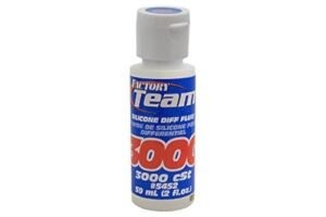 Team Associated 5452 Factory Team Silicone Differential Fluid 3000CST for Enhanced Silicone RC Tires Performance