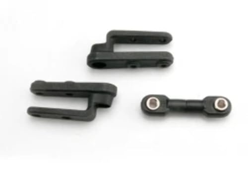 Traxxas 3968 Servo Horns and Steering Link for RC Truck and Construction Show Enthusiasts