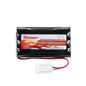 Tenergy 9.6V 2000mAh NiMH Rechargeable Battery Pack for Hobby Medina RC Cars and Trucks