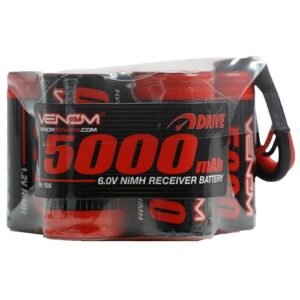 Venom RC Truck Drive Series 5S 5000mAh 6V Hump Receiver NiMH Battery with Universal 2.0 Plug