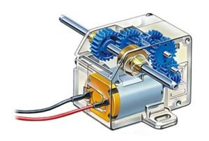 Tamiya Mini Motor Low Speed Gearbox 4 Speed TAM70189 for Low Head Speed RC Helicopter