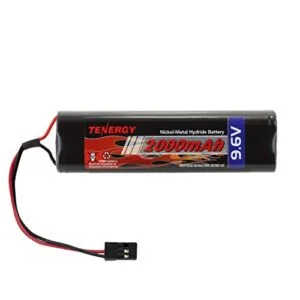 Tenergy Tyco RC 12V NiMH Rechargeable Battery Pack 2000mAh High Capacity with Hitec Connectors for Futaba Airtronic and Hitec RC Air Transmitters