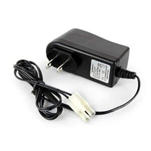 Tenergy Tamiya RC Battery Charger for 9.6V 8S NiMH NiCd Battery Packs with Standard Tamiya Connector 400mA AC Plug Charger