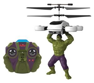 Marvel 2CH RC Helicopter Hulk with LED Lights and Twin Rotors