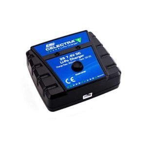 E flite Celectra 2S 7.4V DC Li Po Charger EFLUC1007 for Richardson RC Field Air Field Equipment