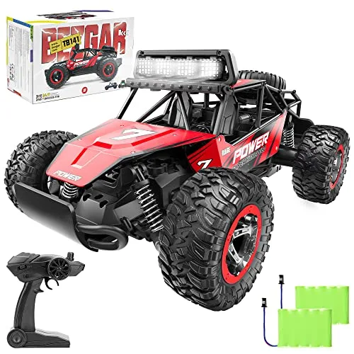 BEZGAR TB141 1/14 Scale RC Car with High Speed 20 Km h for All Terrains Remote Control Toy Truck Crawler