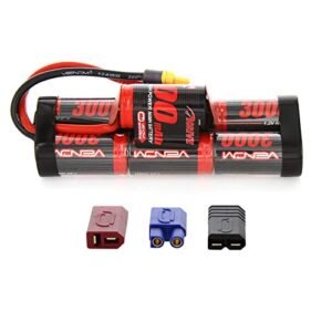 Venom Drive Series 7S 3000mAh 8.4V NiMH Battery Flat Pack for RC Venom Truck and More Universal 2.0 Plug 7 Cell