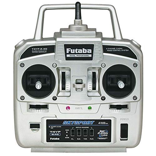 Futaba 4YF 4 Channel 2.4GHz FHSS RC Transmitter Wheel with R2004GF Receiver