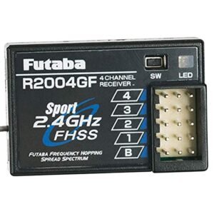 Futaba R2004GF 4 Channel 2.4GHz FHSS Receiver Compatible with 3PL and 4YF Transmitters