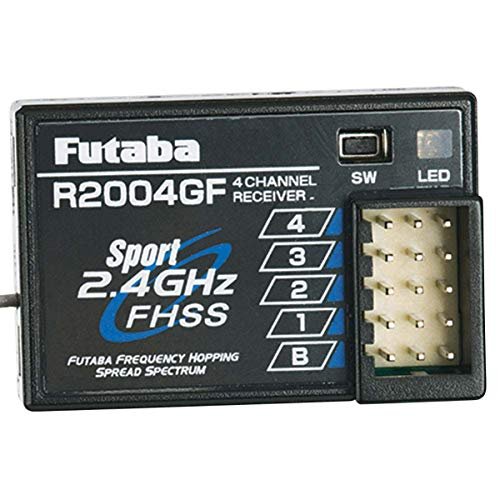 Futaba R2004GF 4 Channel 2.4GHz FHSS Receiver Compatible with 3PL and 4YF Transmitters