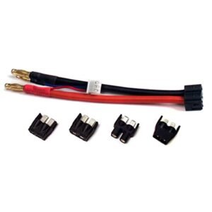 Venom 4mm Bullet Plug for 2S 7.4V LiPo Batteries Universal Plug System with 12 AWG Wire Soft Silicone Connector Compatible with Deans Tamiya EC3 and Traxxas
